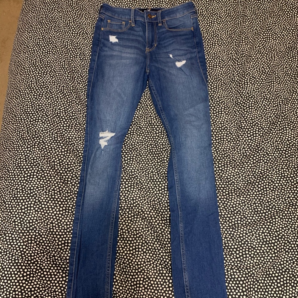 Hollister jeans and Abercrombie kids long sleeve